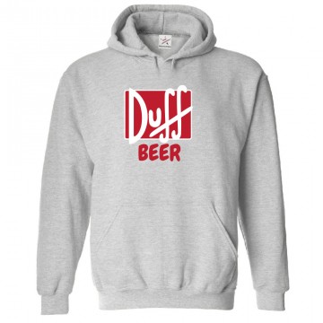 Duff Beer Classic Unisex Kids and Adults Pullover Hooded Sweatshirt									 									 									